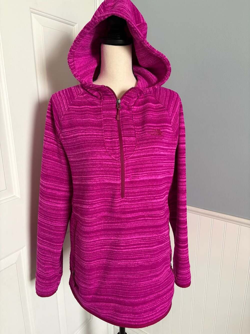 The North Face Women's Crescent Sunshine Quarter Zip Fleece Pullover Hoodie